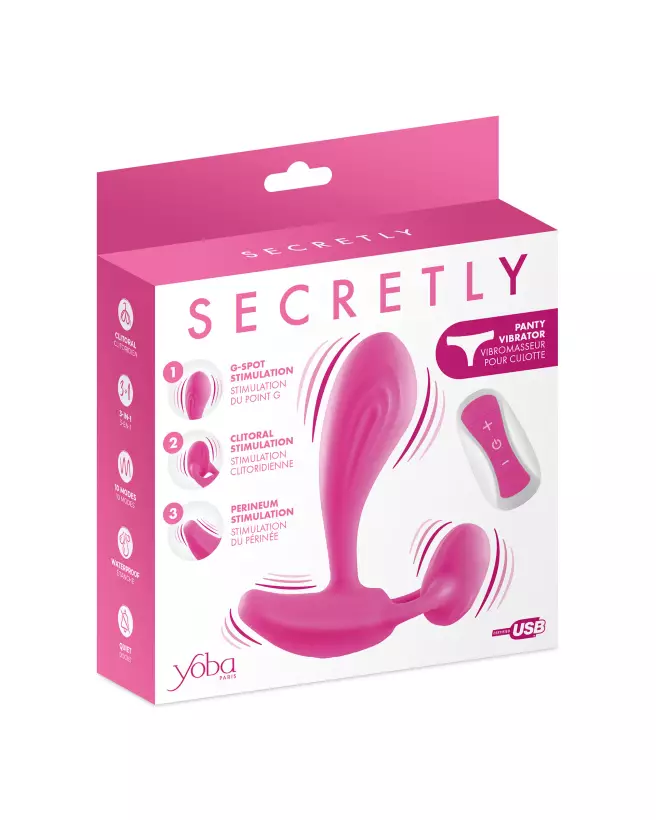 Image de YOBA Panty Secretly, culotte vibrante pour plaisir discret-2