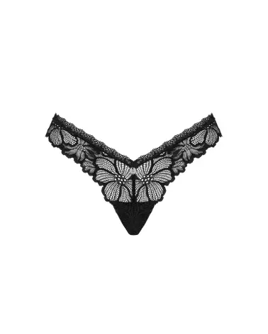 Image Serafia Tanga Noir de Obsessive - Lingerie féminine élégante et confortable-11