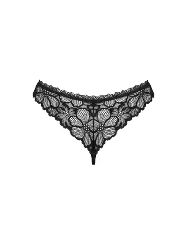 Image Serafia Tanga Noir de Obsessive - Lingerie féminine élégante et confortable-12