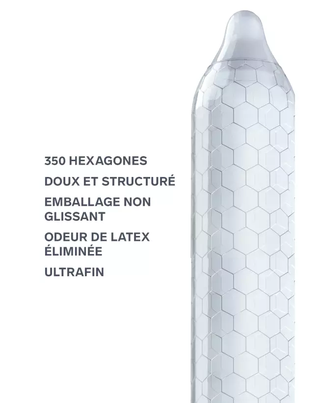Préservatifs HEX de LELO ultra-fins et résistants pour une protection optimale et confortable-3