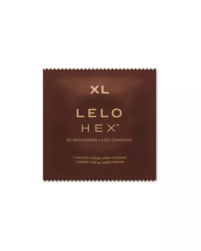 Image des préservatifs LELO HEX XL, grande taille et haute sécurité-2