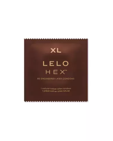 Image des préservatifs LELO HEX XL, grande taille et haute sécurité-2