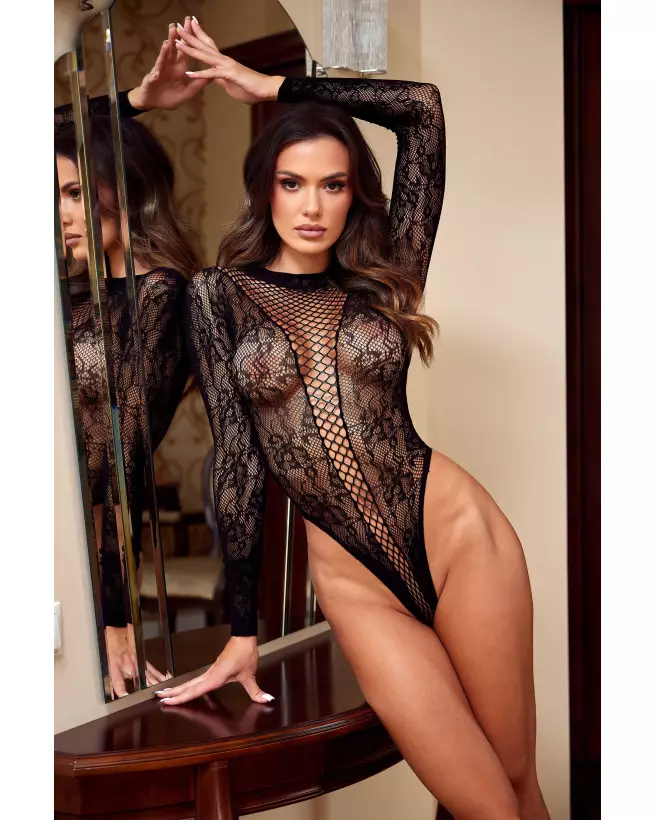 Image du Body Monserrat Noir Beauty Night - Lingerie élégante et confortable-9
