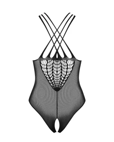 Photo du Body Ouvert Noir B118 Obsessive, lingerie élégante en dentelle-4