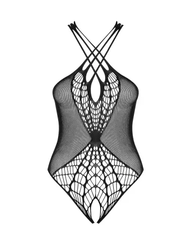Photo du Body Ouvert Noir B118 Obsessive, lingerie élégante en dentelle-5