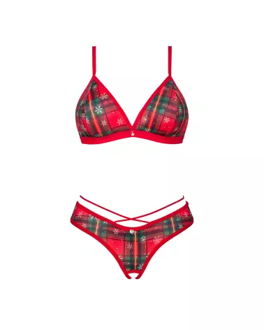 Ms Merrilo Ensemble 2 Pièces Rouge - Lingerie Obsessive Élégante et Séduisante-7