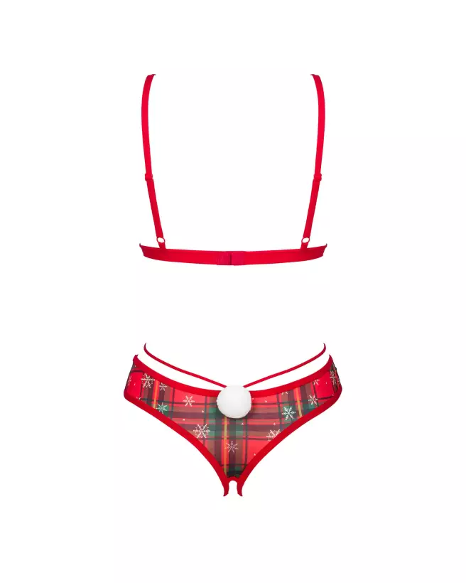 Ms Merrilo Ensemble 2 Pièces Rouge - Lingerie Obsessive Élégante et Séduisante-8
