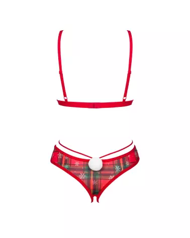 Ms Merrilo Ensemble 2 Pièces Rouge - Lingerie Obsessive Élégante et Séduisante-8