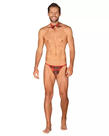 Mr Merrilo String Rouge et Nœud Papillon pour Homme par Obsessive-5