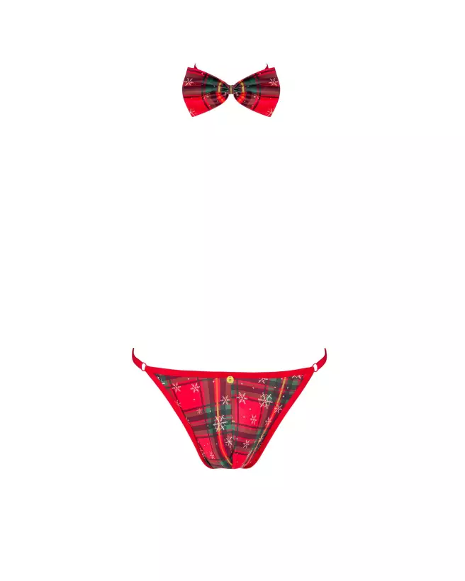 Mr Merrilo String Rouge et Nœud Papillon pour Homme par Obsessive-11