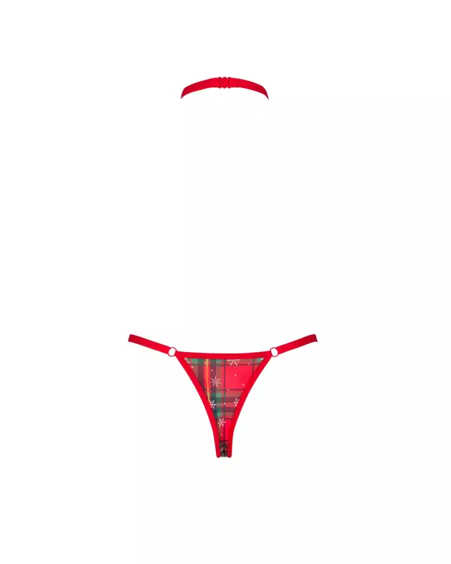 Mr Merrilo String Rouge et Nœud Papillon pour Homme par Obsessive-12