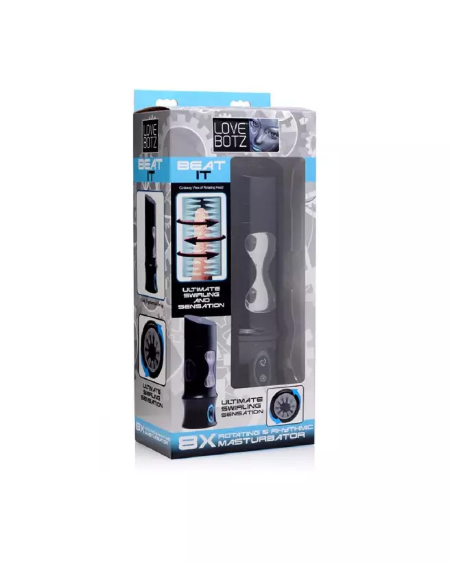 Image du Masturbateur Rotatif et Rythmique Beat It de XR Brands - Qualité Premium-1