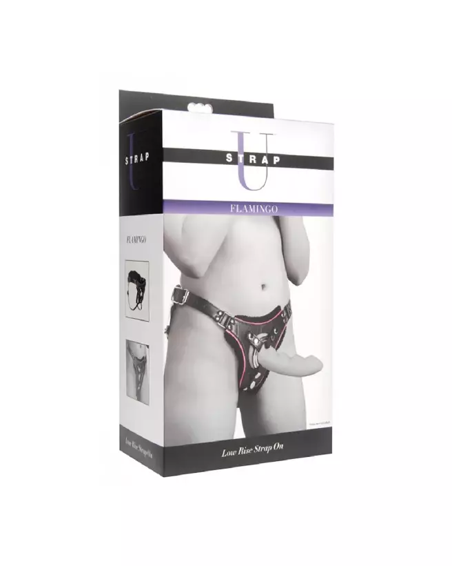 "Flamingo Low Rise Strap-On XR Brands Gode Ceinture Haut de Gamme"-1