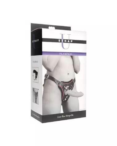 "Flamingo Low Rise Strap-On XR Brands Gode Ceinture Haut de Gamme"-1