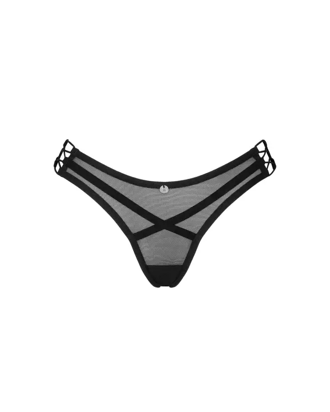 String Roxelia Noir d'Obsessive, lingerie élégante et confortable-11