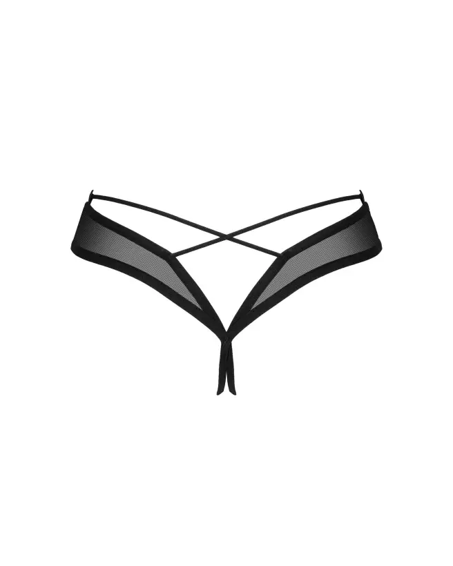 String ouvert Roxelia noir Obsessive, élégance et séduction en lingerie-12