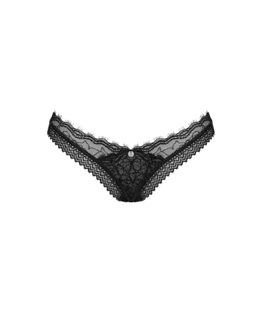 String Medilla Noir Obsessive - Lingerie élégante et confortable-9
