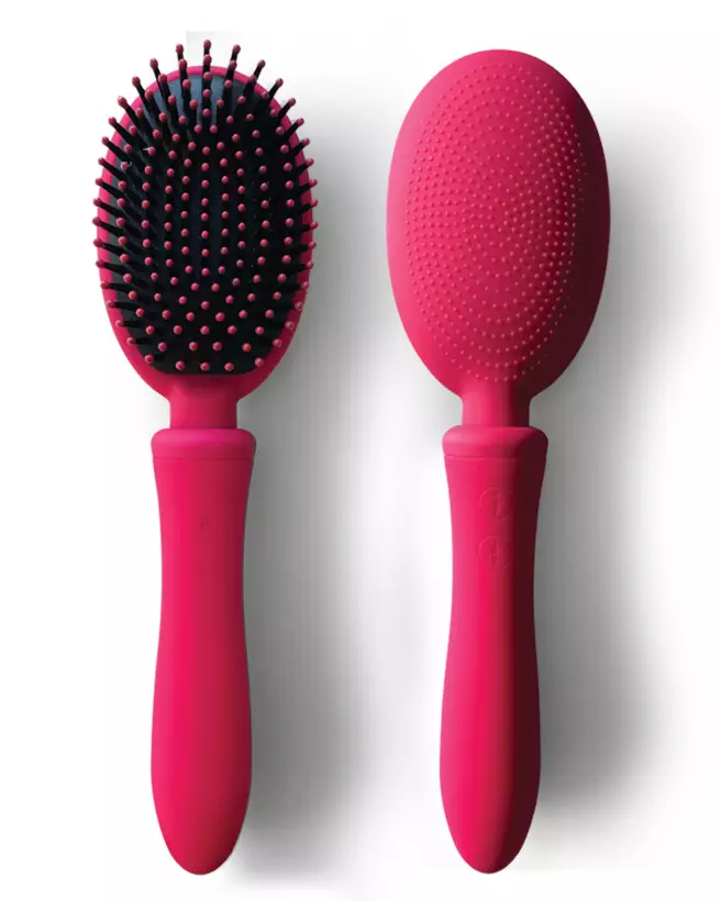 Accessoire capillaire rose VIBRALISS, double moteur pour relaxation