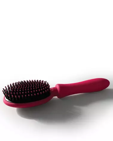Brosse VIBRALISS rose, étanche et rechargeable pour soin capillaire