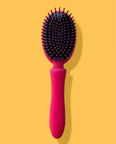 Brosse vibrante rose VIBRALISS étanche, idéale pour voyage et détente