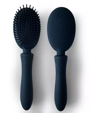 Brosse étanche noire VIBRALISS, idéale pour bien-être et relaxation