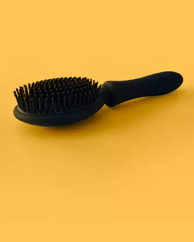 Brosse en silicone noire VIBRALISS, étanche, pour soin et bien-être