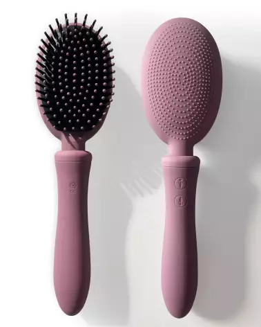 Brosse étanche VIBRALISS mauve, idéale pour usage capillaire et détente