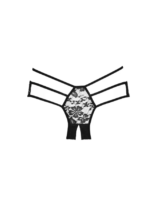 Image de Crotchless Panties Allure, lingerie ouverte taille unique-1