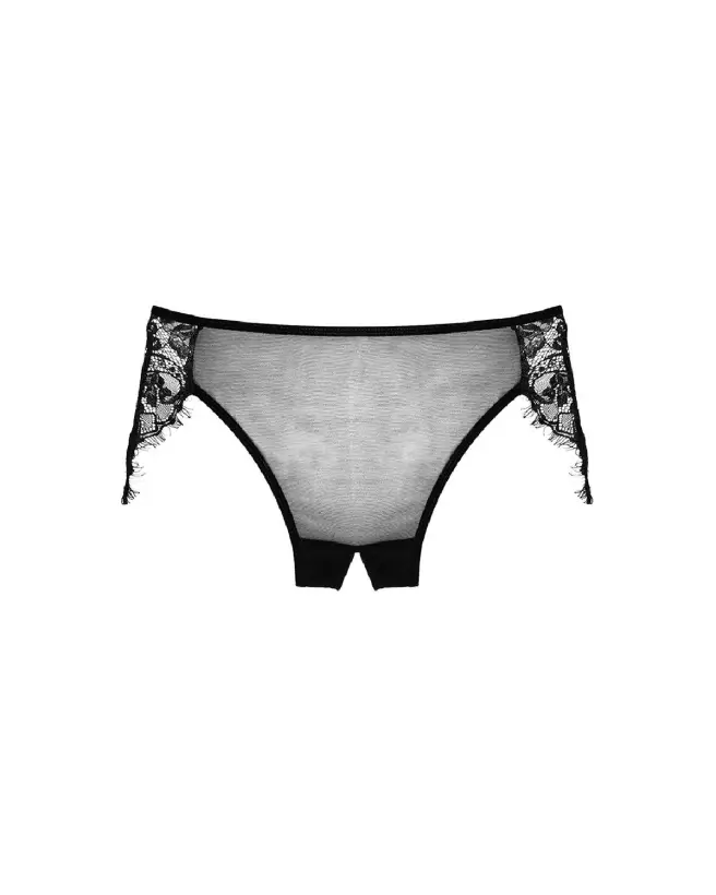 Image de Lavish Crotchless Lace Panties One Size par Allure, lingerie ouverte en dentelle élégante-2