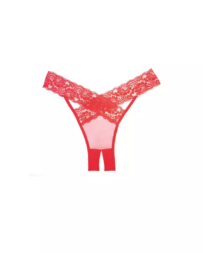 Allure Desire Panty Crotchless en lingerie sexy ouverte-1
