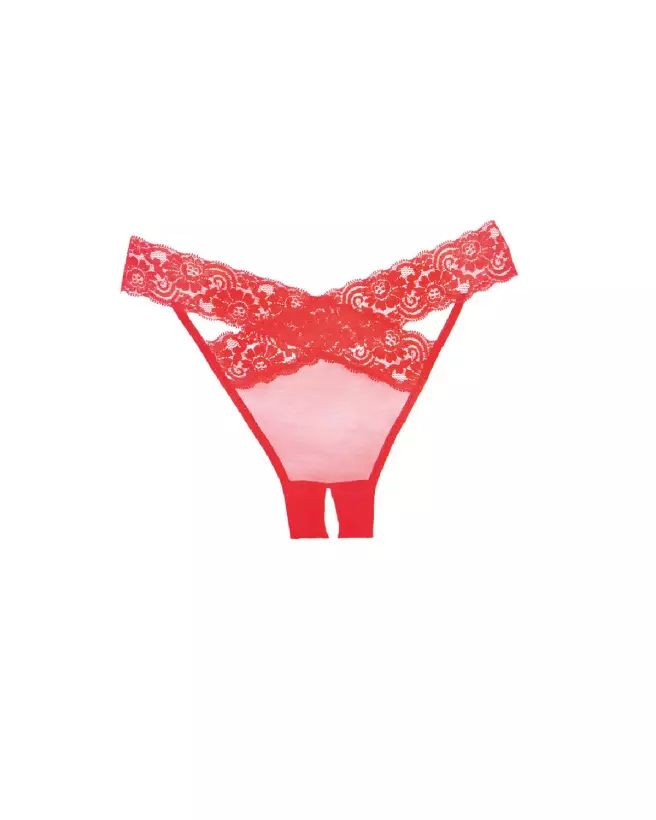 Allure Desire Panty Crotchless en lingerie sexy ouverte-2