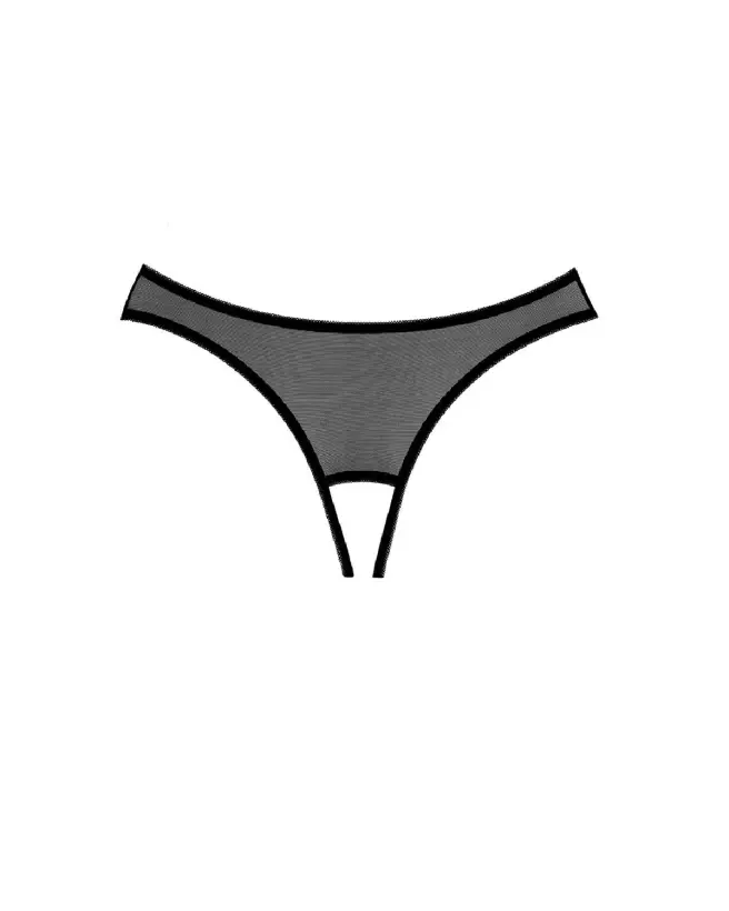 Image du Panty Exposé Allure noir, taille unique - Lingerie élégante et confortable-1