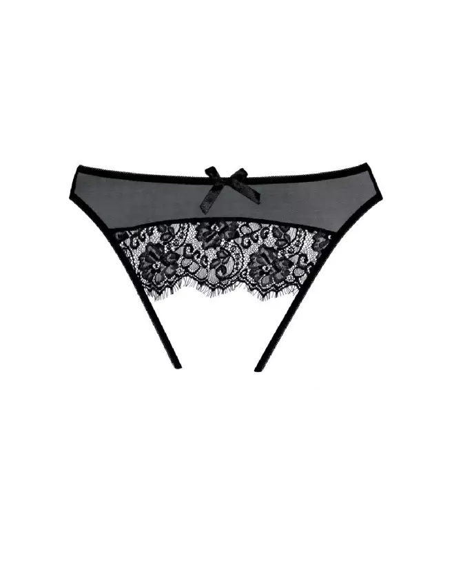 Image du Panty Exposé Allure noir, taille unique - Lingerie élégante et confortable-2