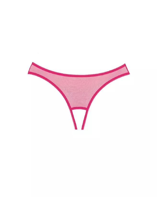Panty Exposé Rose One Size par Allure, lingerie élégante et séduisante-1