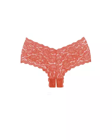 Allure Candy Apple Panty taille unique en strings, culottes et shortys ouverts-1