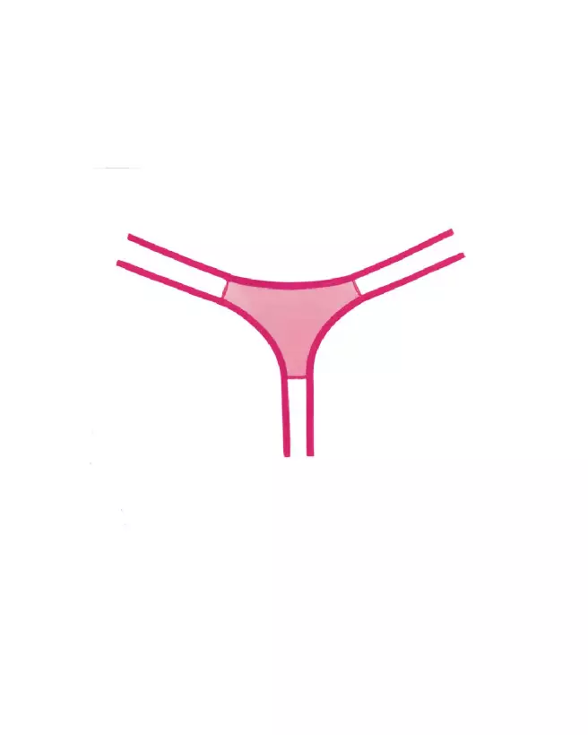 Photo de Sweet Honey Panty par Allure, lingerie ouverte élégante et confortable en taille unique-2