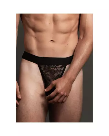 Jockstrap en dentelle Lace Jock L/XL de Allure - Confort et élégance-3