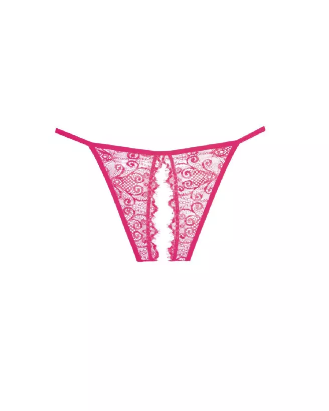 Photo Enchanted Belle Crotchless Panty de Allure, lingerie sexy taille unique-2