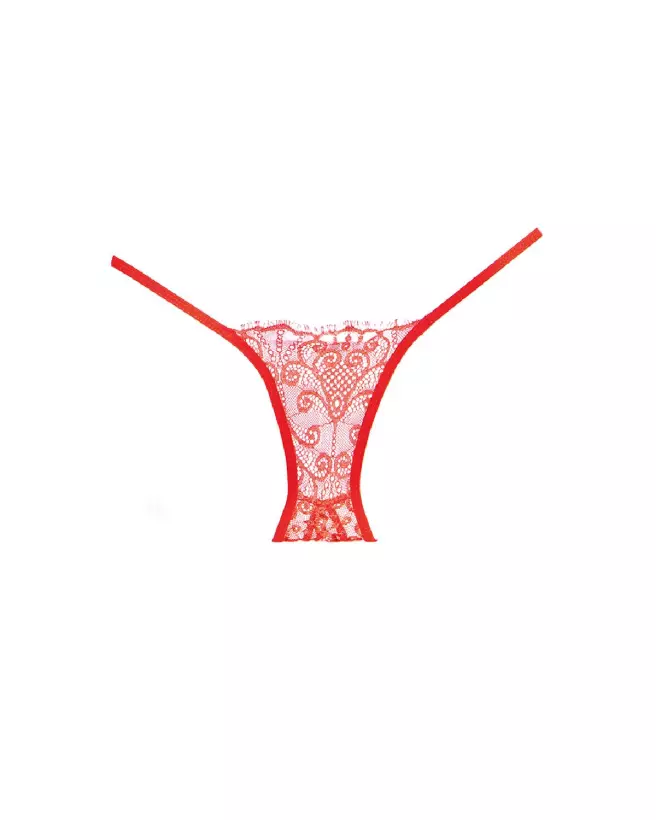 Enchanted Belle Crotchless Panty by Allure - Lingerie Sensuelle et Érotique-1