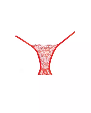 Enchanted Belle Crotchless Panty by Allure - Lingerie Sensuelle et Érotique-1