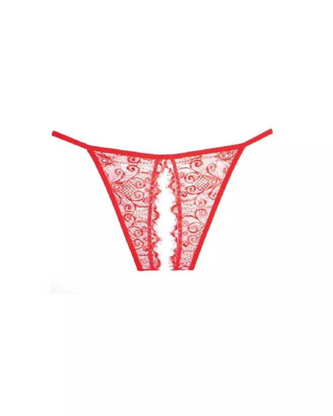 Enchanted Belle Crotchless Panty by Allure - Lingerie Sensuelle et Érotique-2