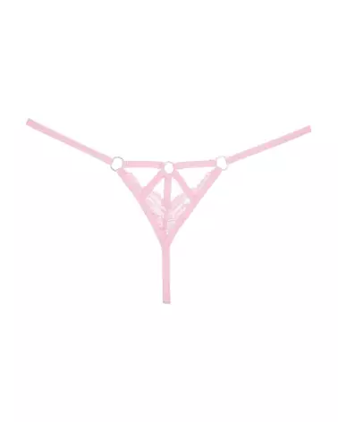 String dentelle rose Allure, taille unique, confort et style-3