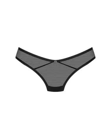 Glandez String Noir Obsessive, Lingerie Élégante et Confortable-11