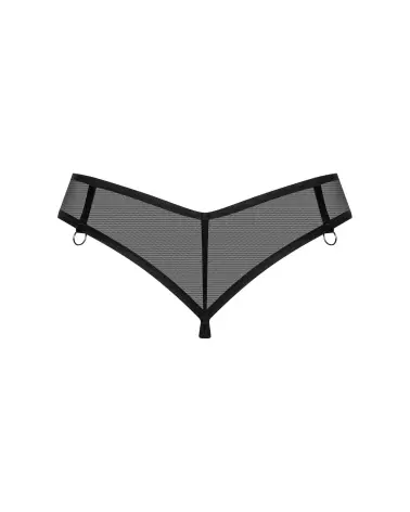 Glandez String Noir Obsessive, Lingerie Élégante et Confortable-12
