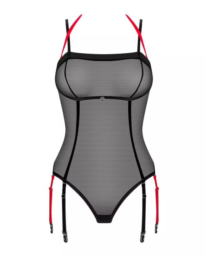 Body Glandez Noir Obsessive en dentelle élégante et confortable-7