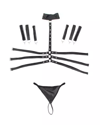 Robe Bondage Noir L/XL Paris Hollywood pour soirée sexy et élégante-4
