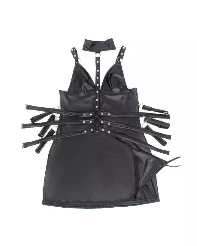 Robe Bondage Noir L/XL Paris Hollywood pour soirée sexy et élégante-5