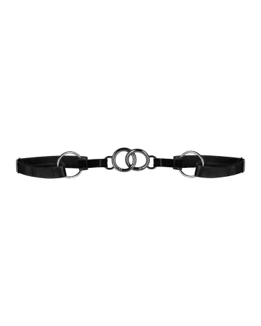 Menottes noires Obsessive pour jeux de rôle et BDSM-9