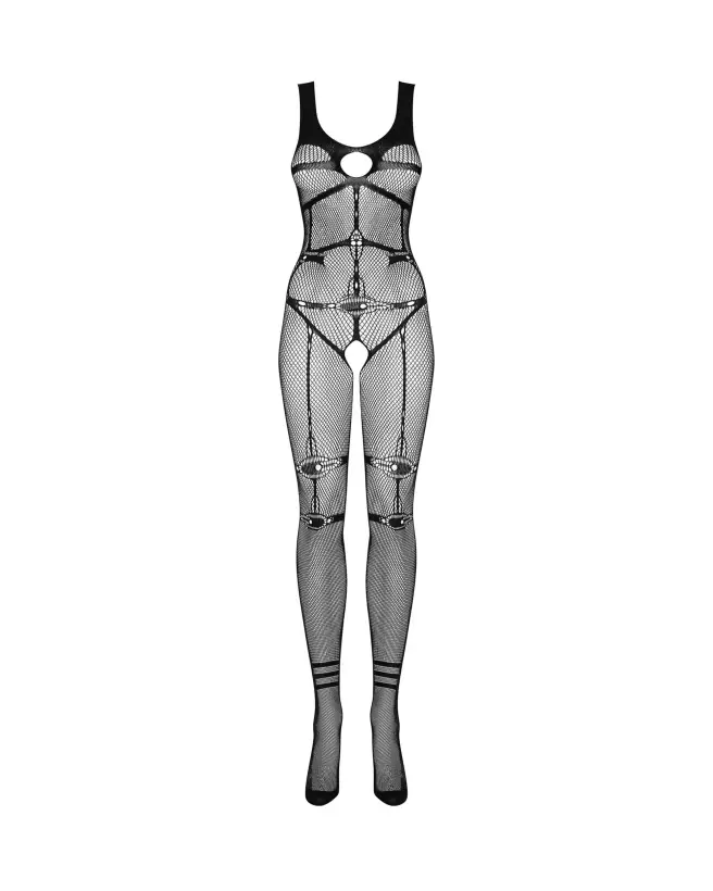 Photo du Bodystocking N123 Noir par Obsessive, lingerie élégante et séduisante-7