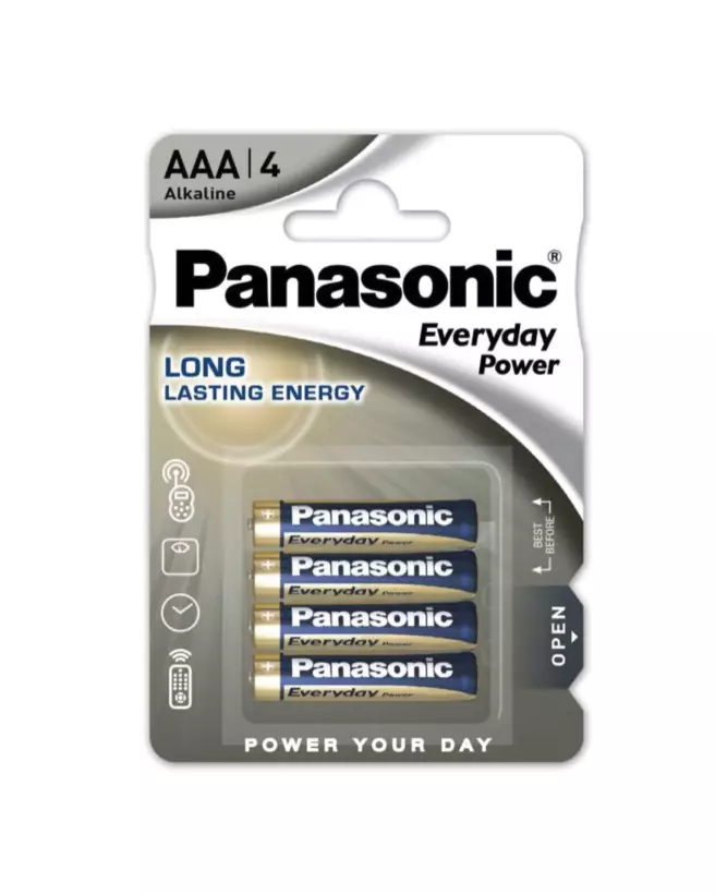 Image Piles Panasonic LR03 AAA Pack de 4-1